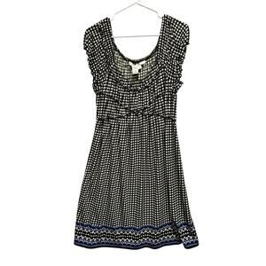 Studio M Ruffle Dot Print Babydoll Dress – Indie Retro Soft Grunge M
